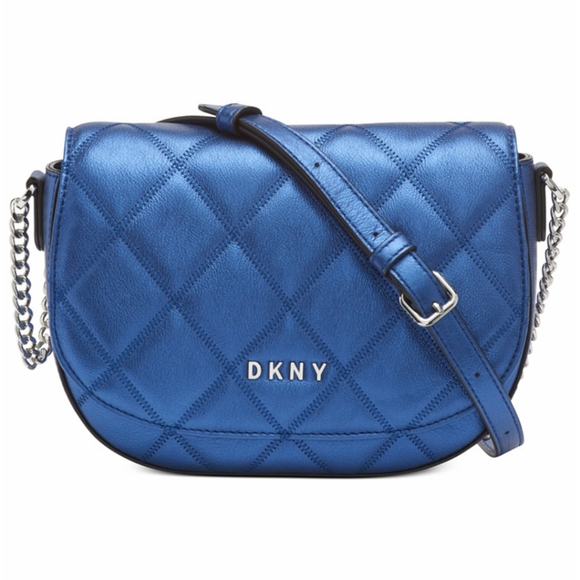 Dkny Handbags - DKNY Sofia Leather Saddle Bag,